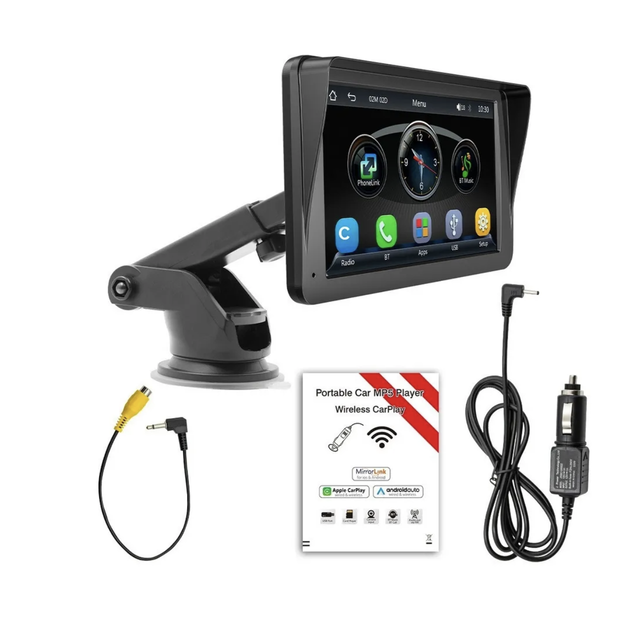 Автомобильный 7” монитор с CarPlay / Android AutoП